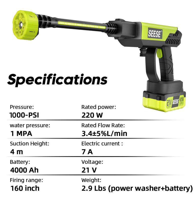 Cordless Pressure Washer for Home - Image 3